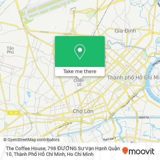 The Coffee House, 798 ĐƯỜNG Sư Vạn Hạnh Quận 10, Thành Phố Hồ Chí Minh map