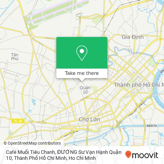 Café Muối Tiêu Chanh, ĐƯỜNG Sư Vạn Hạnh Quận 10, Thành Phố Hồ Chí Minh map