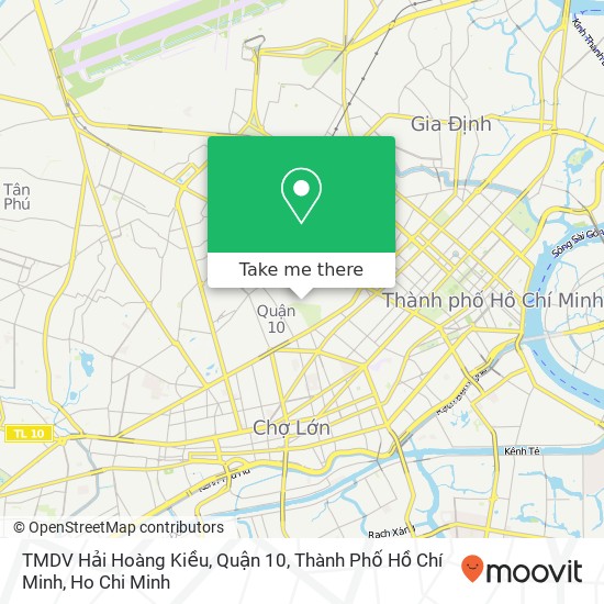 TMDV Hải Hoàng Kiều, Quận 10, Thành Phố Hồ Chí Minh map