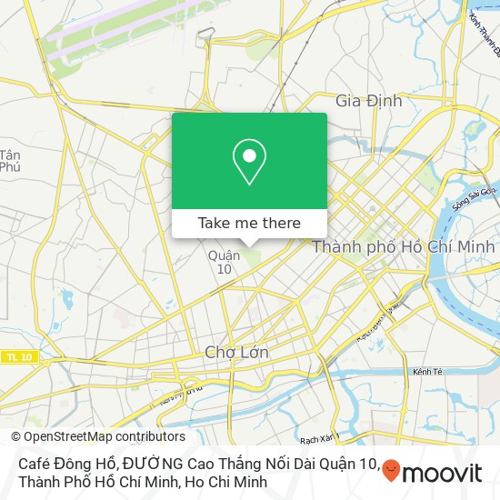 Café Đông Hồ, ĐƯỜNG Cao Thắng Nối Dài Quận 10, Thành Phố Hồ Chí Minh map