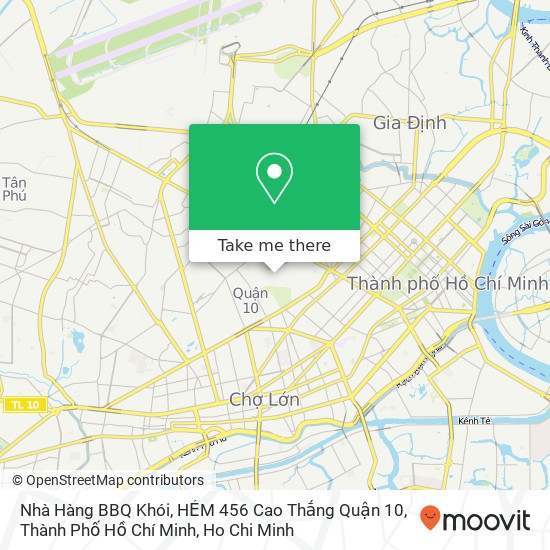 Nhà Hàng BBQ Khói, HẺM 456 Cao Thắng Quận 10, Thành Phố Hồ Chí Minh map
