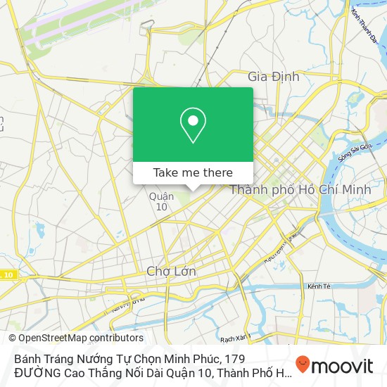 Bánh Tráng Nướng Tự Chọn Minh Phúc, 179 ĐƯỜNG Cao Thắng Nối Dài Quận 10, Thành Phố Hồ Chí Minh map