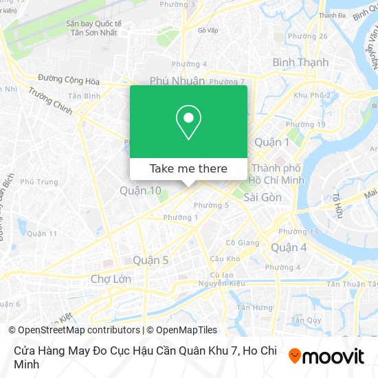 Cửa Hàng May Đo Cục Hậu Cần Quân Khu 7 map