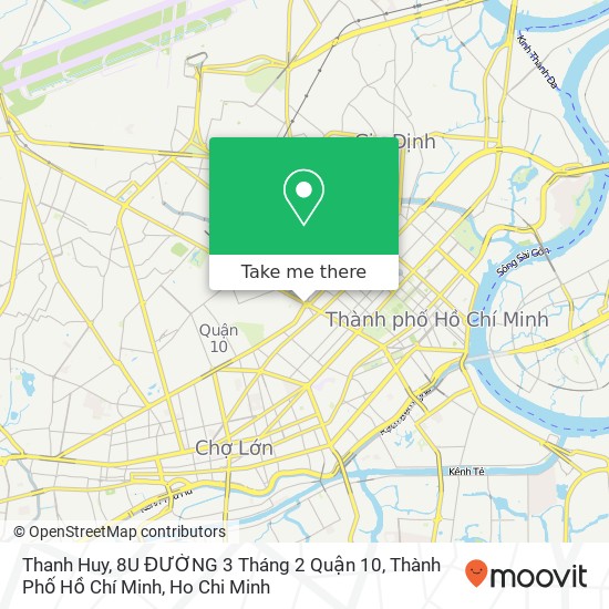 Thanh Huy, 8U ĐƯỜNG 3 Tháng 2 Quận 10, Thành Phố Hồ Chí Minh map