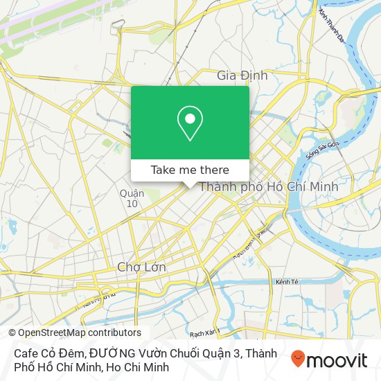 Cafe Cỏ Đêm, ĐƯỜNG Vườn Chuối Quận 3, Thành Phố Hồ Chí Minh map