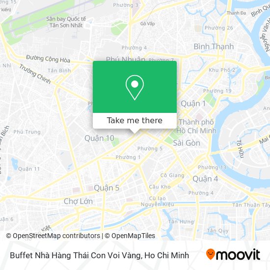 Buffet Nhà Hàng Thái Con Voi Vàng map