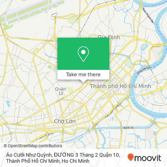 Áo Cưới Như Quỳnh, ĐƯỜNG 3 Tháng 2 Quận 10, Thành Phố Hồ Chí Minh map