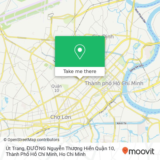 Út Trang, ĐƯỜNG Nguyễn Thượng Hiền Quận 10, Thành Phố Hồ Chí Minh map