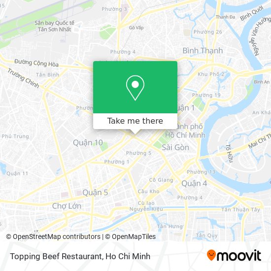 Topping Beef Restaurant map