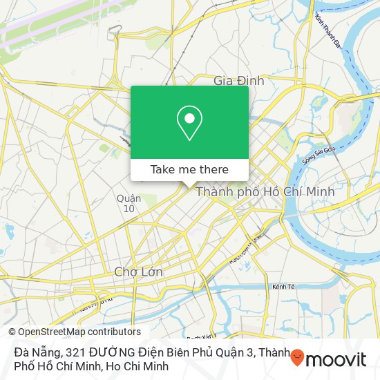 Đà Nẵng, 321 ĐƯỜNG Điện Biên Phủ Quận 3, Thành Phố Hồ Chí Minh map