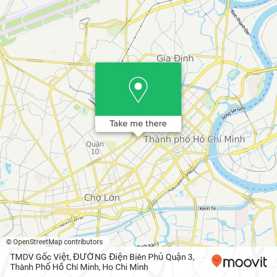 TMDV Gốc Việt, ĐƯỜNG Điện Biên Phủ Quận 3, Thành Phố Hồ Chí Minh map