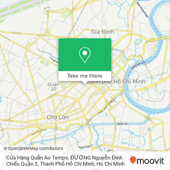 Cửa Hàng Quần Áo Temps, ĐƯỜNG Nguyễn Đình Chiểu Quận 3, Thành Phố Hồ Chí Minh map