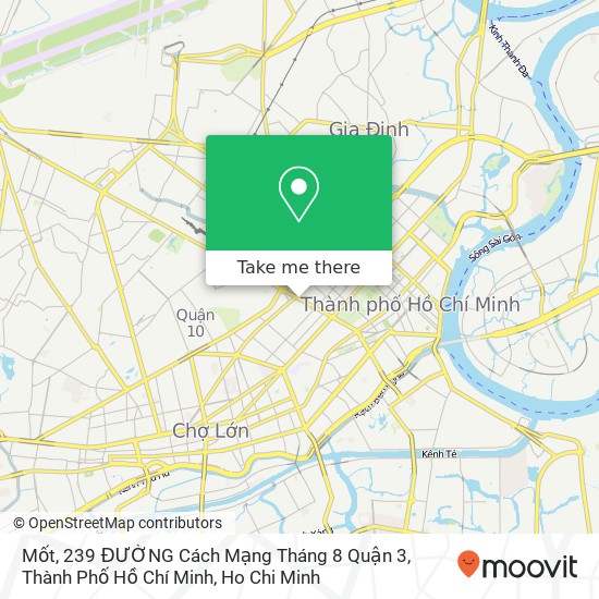 Mốt, 239 ĐƯỜNG Cách Mạng Tháng 8 Quận 3, Thành Phố Hồ Chí Minh map