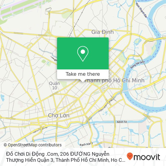 Đồ Chơi Di Động .Com, 206 ĐƯỜNG Nguyễn Thượng Hiền Quận 3, Thành Phố Hồ Chí Minh map