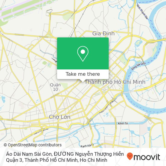 Áo Dài Nam Sài Gòn, ĐƯỜNG Nguyễn Thượng Hiền Quận 3, Thành Phố Hồ Chí Minh map