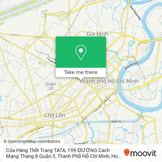 Cửa Hàng Thời Trang TATA, 199 ĐƯỜNG Cách Mạng Tháng 8 Quận 3, Thành Phố Hồ Chí Minh map