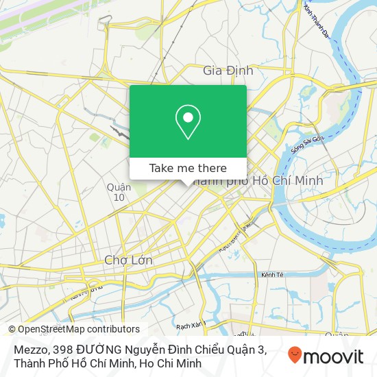 Mezzo, 398 ĐƯỜNG Nguyễn Đình Chiểu Quận 3, Thành Phố Hồ Chí Minh map