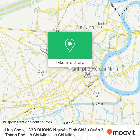 Hug Shop, 183B ĐƯỜNG Nguyễn Đình Chiểu Quận 3, Thành Phố Hồ Chí Minh map