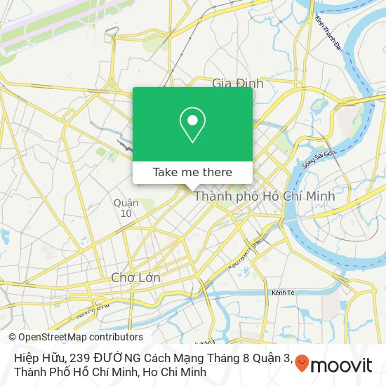 Hiệp Hữu, 239 ĐƯỜNG Cách Mạng Tháng 8 Quận 3, Thành Phố Hồ Chí Minh map