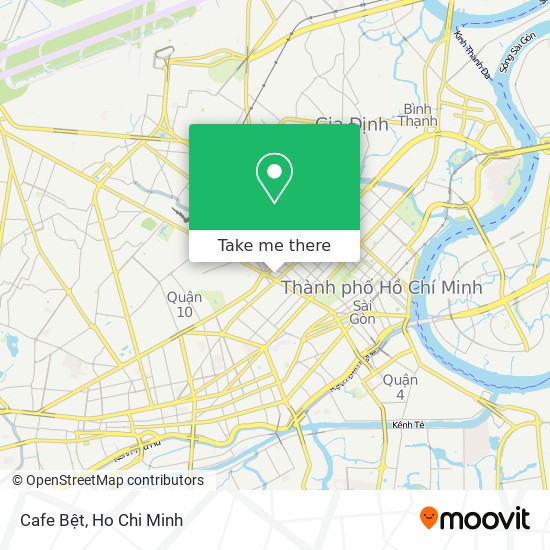 Cafe Bệt map