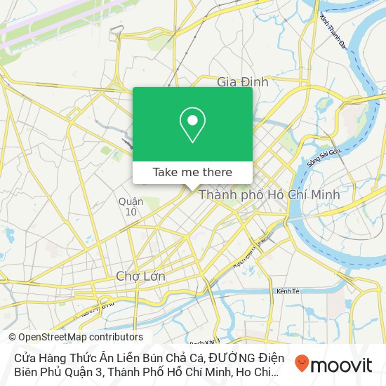 Cửa Hàng Thức Ăn Liền Bún Chả Cá, ĐƯỜNG Điện Biên Phủ Quận 3, Thành Phố Hồ Chí Minh map