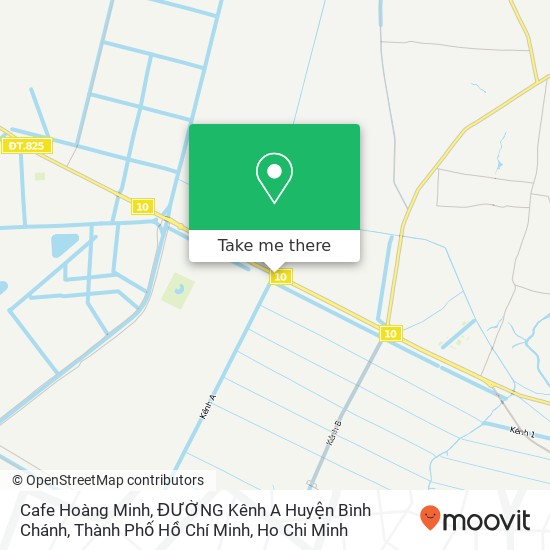 Cafe Hoàng Minh, ĐƯỜNG Kênh A Huyện Bình Chánh, Thành Phố Hồ Chí Minh map