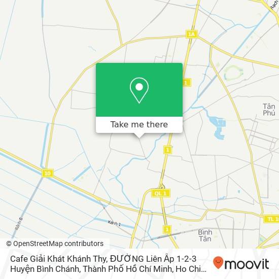 Cafe Giải Khát Khánh Thy, ĐƯỜNG Liên Ấp 1-2-3 Huyện Bình Chánh, Thành Phố Hồ Chí Minh map