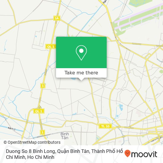 Duong So 8 Binh Long, Quận Bình Tân, Thành Phố Hồ Chí Minh map