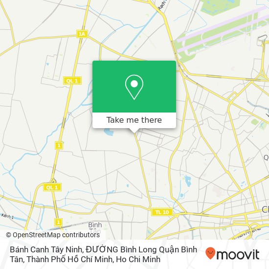 Bánh Canh Tây Ninh, ĐƯỜNG Bình Long Quận Bình Tân, Thành Phố Hồ Chí Minh map