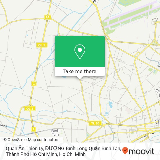 Quán Ăn Thiên Lý, ĐƯỜNG Bình Long Quận Bình Tân, Thành Phố Hồ Chí Minh map