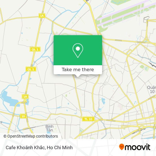 Cafe Khoảnh Khắc map