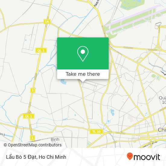 Lẩu Bò 5 Đạt map