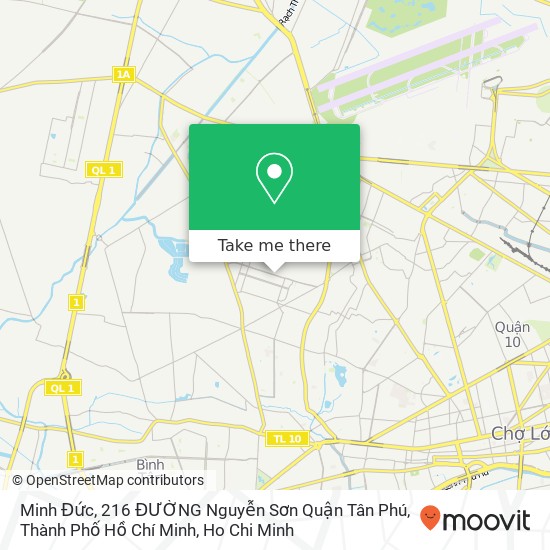 Minh Đức, 216 ĐƯỜNG Nguyễn Sơn Quận Tân Phú, Thành Phố Hồ Chí Minh map