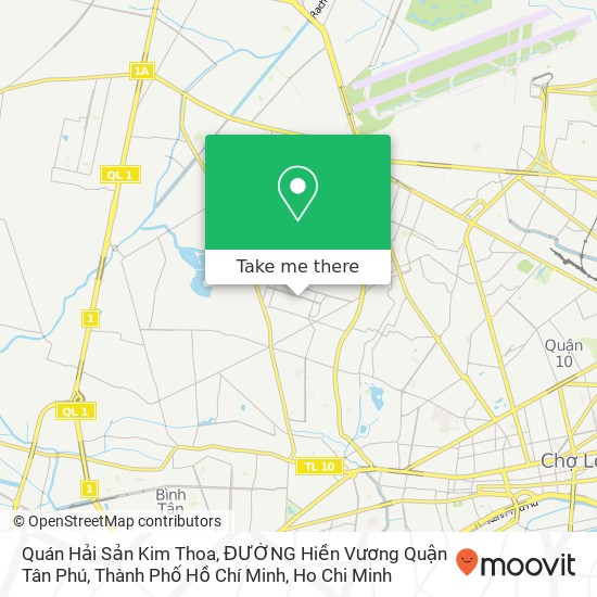 Quán Hải Sản Kim Thoa, ĐƯỜNG Hiền Vương Quận Tân Phú, Thành Phố Hồ Chí Minh map