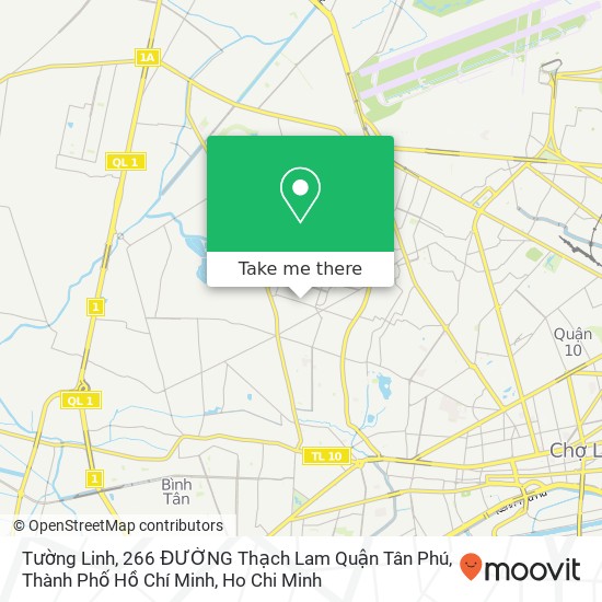 Tường Linh, 266 ĐƯỜNG Thạch Lam Quận Tân Phú, Thành Phố Hồ Chí Minh map