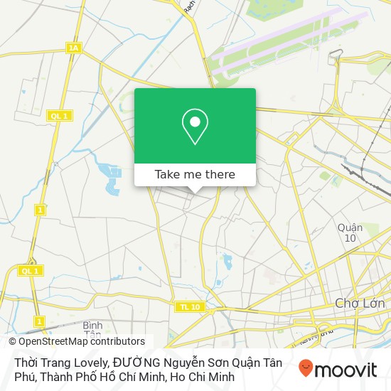 Thời Trang Lovely, ĐƯỜNG Nguyễn Sơn Quận Tân Phú, Thành Phố Hồ Chí Minh map