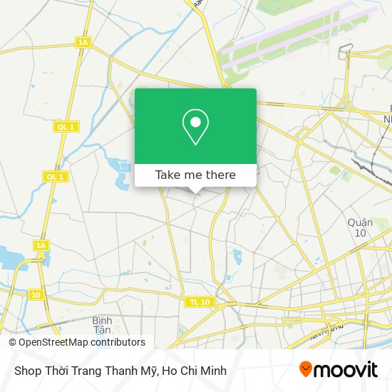 Shop Thời Trang Thanh Mỹ map