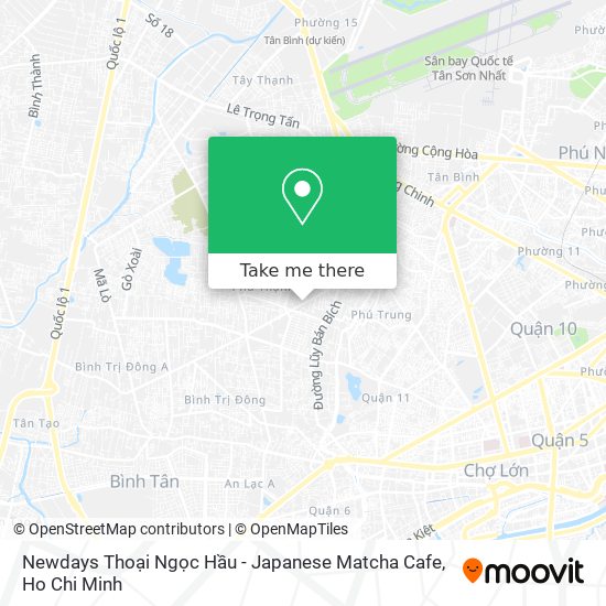 Newdays Thoại Ngọc Hầu - Japanese Matcha Cafe map
