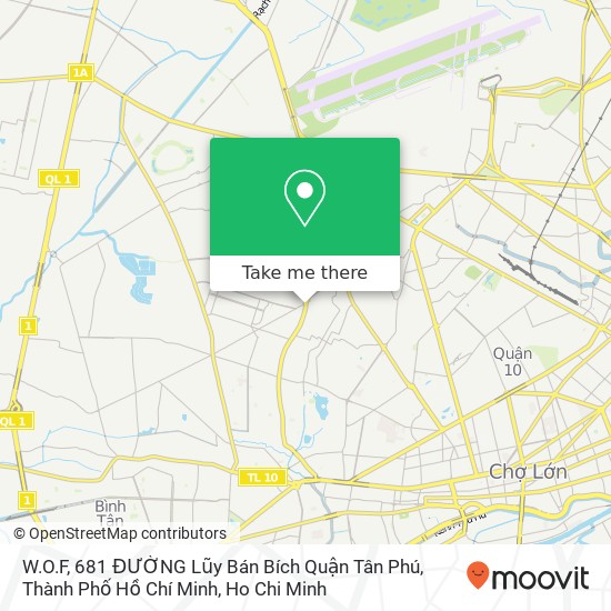 W.O.F, 681 ĐƯỜNG Lũy Bán Bích Quận Tân Phú, Thành Phố Hồ Chí Minh map