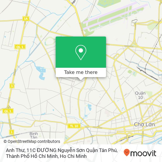 Anh Thư, 11C ĐƯỜNG Nguyễn Sơn Quận Tân Phú, Thành Phố Hồ Chí Minh map