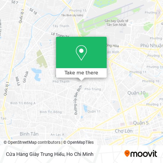 Cửa Hàng Giày Trung Hiếu map