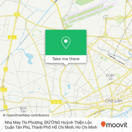 Nhà May Thi Phượng, ĐƯỜNG Huỳnh Thiện Lộc Quận Tân Phú, Thành Phố Hồ Chí Minh map