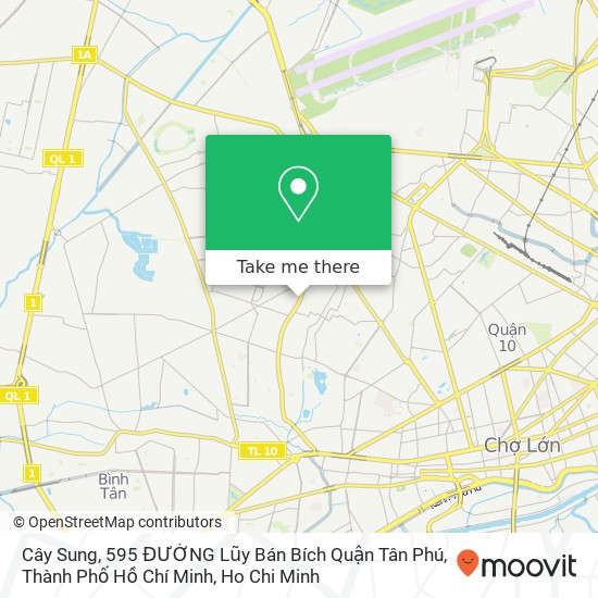 Cây Sung, 595 ĐƯỜNG Lũy Bán Bích Quận Tân Phú, Thành Phố Hồ Chí Minh map