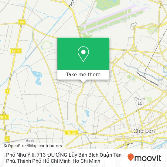 Phở Như Ý II, 713 ĐƯỜNG Lũy Bán Bích Quận Tân Phú, Thành Phố Hồ Chí Minh map