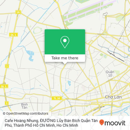 Cafe Hoàng Nhung, ĐƯỜNG Lũy Bán Bích Quận Tân Phú, Thành Phố Hồ Chí Minh map