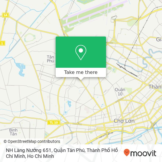 NH Làng Nướng 651, Quận Tân Phú, Thành Phố Hồ Chí Minh map