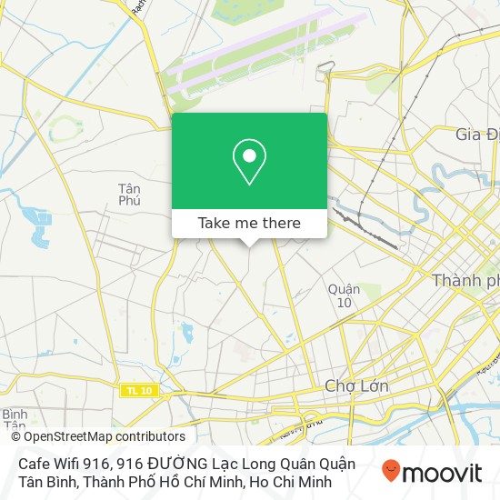 Cafe Wifi 916, 916 ĐƯỜNG Lạc Long Quân Quận Tân Bình, Thành Phố Hồ Chí Minh map