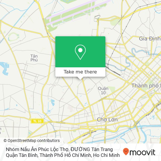 Nhóm Nấu Ăn Phúc Lộc Thọ, ĐƯỜNG Tân Trang Quận Tân Bình, Thành Phố Hồ Chí Minh map