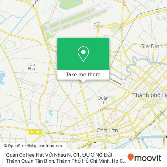 Quán Coffee Hát Với Nhau N. O1, ĐƯỜNG Đất Thánh Quận Tân Bình, Thành Phố Hồ Chí Minh map