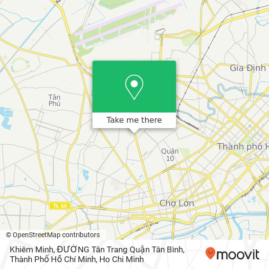 Khiêm Minh, ĐƯỜNG Tân Trang Quận Tân Bình, Thành Phố Hồ Chí Minh map